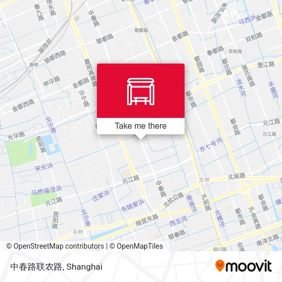 中春路联农路 map
