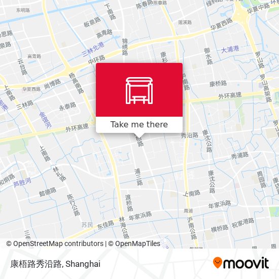 康梧路秀沿路 map