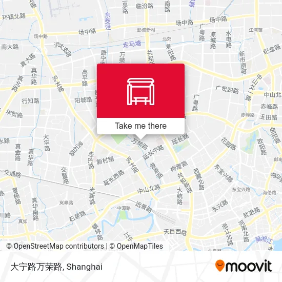 大宁路万荣路 map