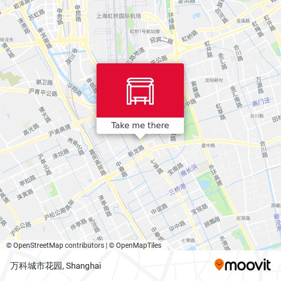 万科城市花园 map