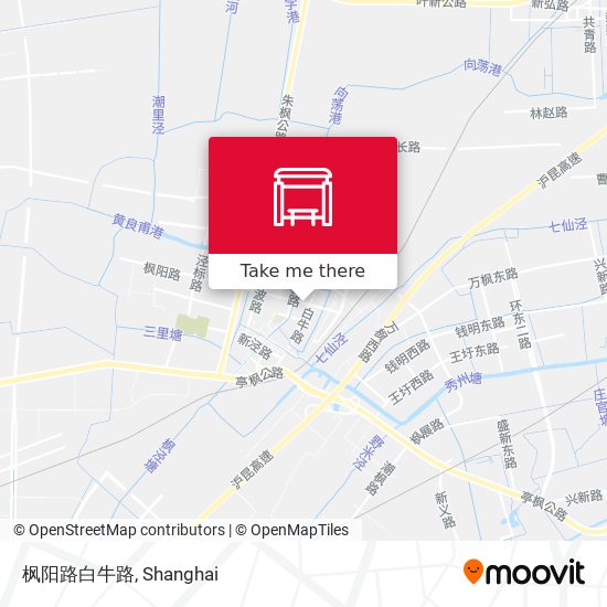 枫阳路白牛路 map