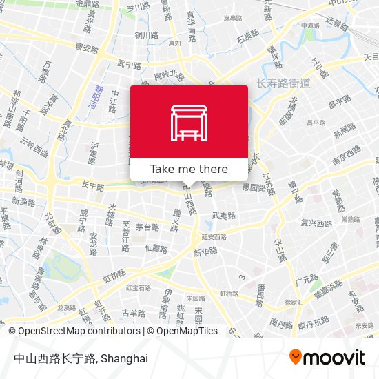 中山西路长宁路 map