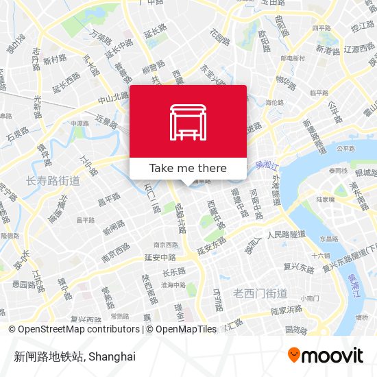 新闸路地铁站 map