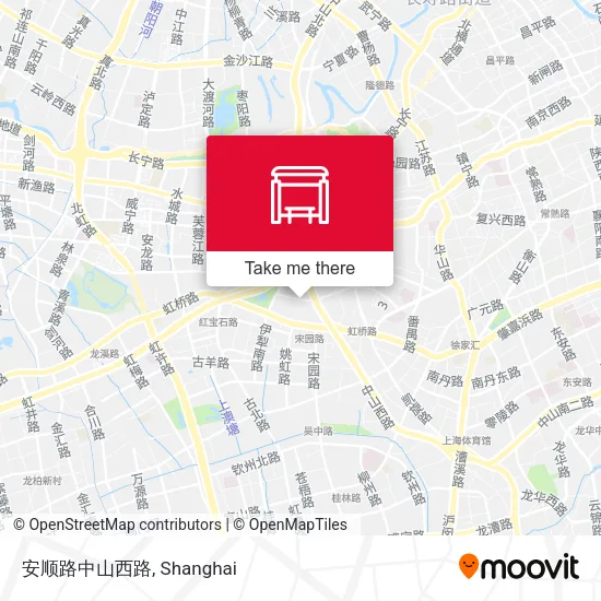 安顺路中山西路 map