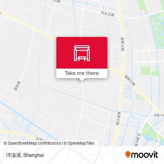 洋溢港 map