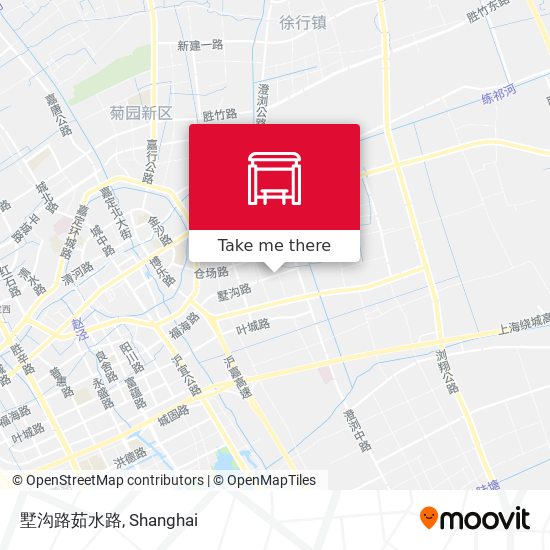 墅沟路茹水路 map