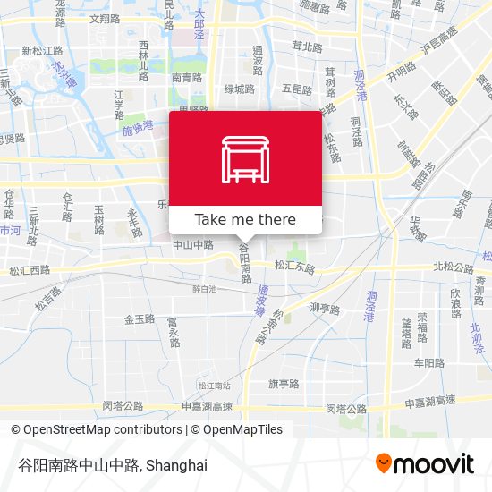 谷阳南路中山中路 map
