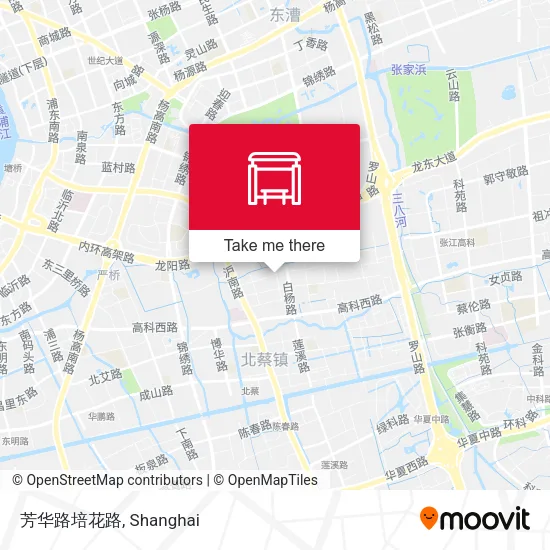 芳华路培花路 map