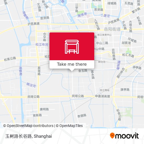 玉树路长谷路 map