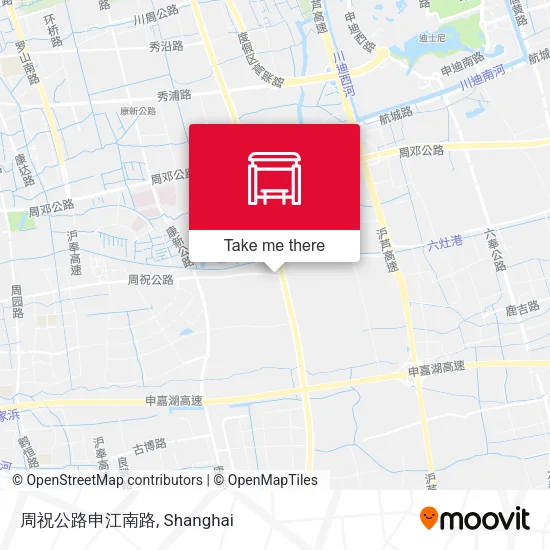 周祝公路申江南路 map
