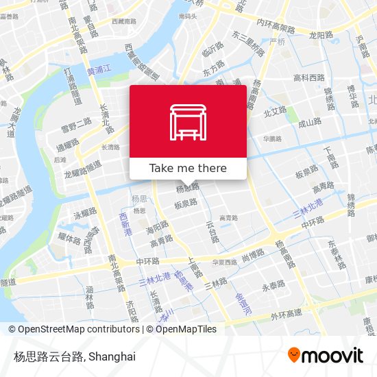 杨思路云台路 map