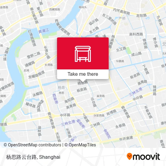 杨思路云台路 map