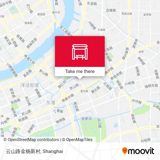 云山路金杨新村 map