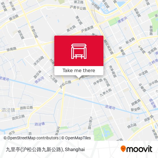九里亭(沪松公路九新公路) map