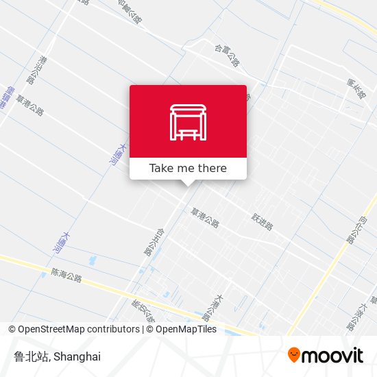 鲁北站 map