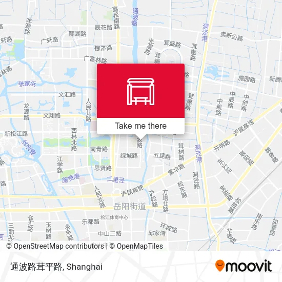 通波路茸平路 map