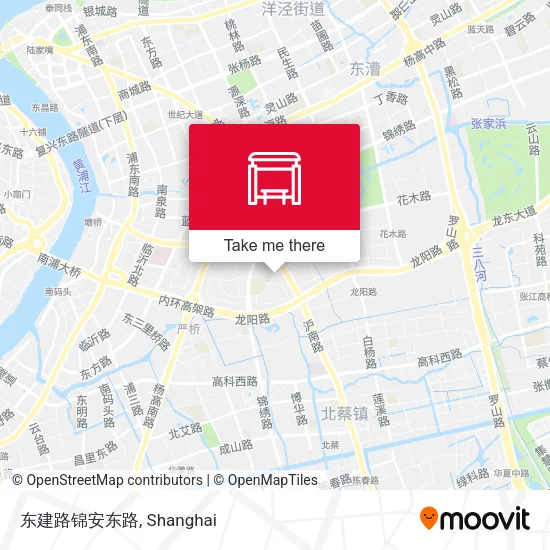 东建路锦安东路 map
