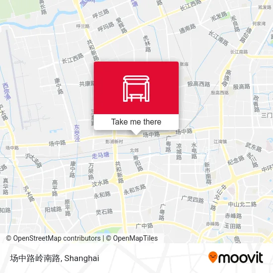 场中路岭南路 map