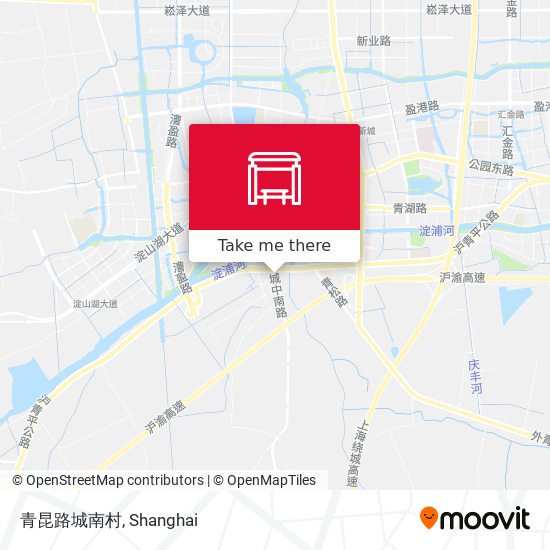 青昆路城南村 map