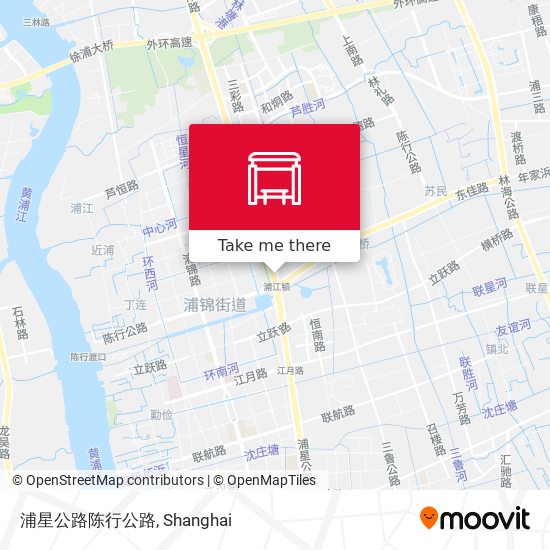 浦星公路陈行公路 map