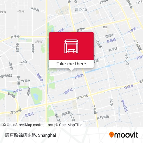 顾唐路锦绣东路 map