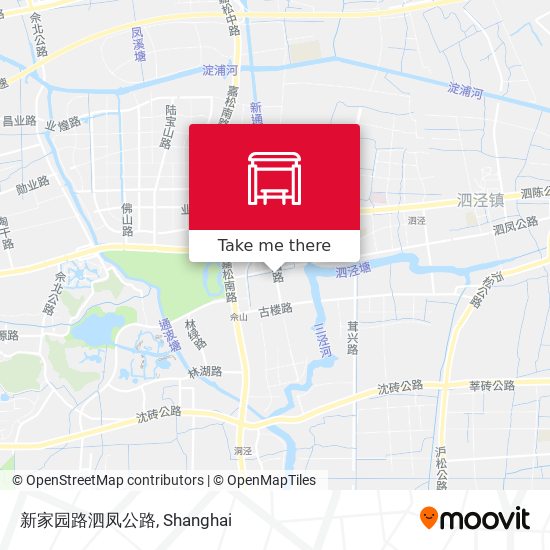 新家园路泗凤公路 map