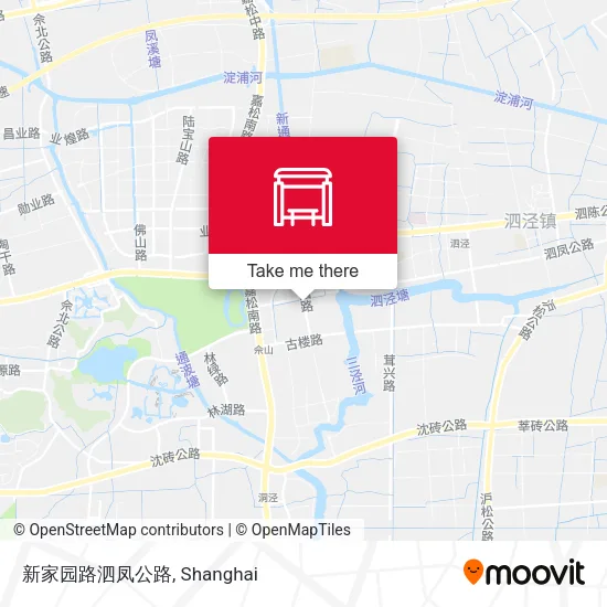 新家园路泗凤公路 map