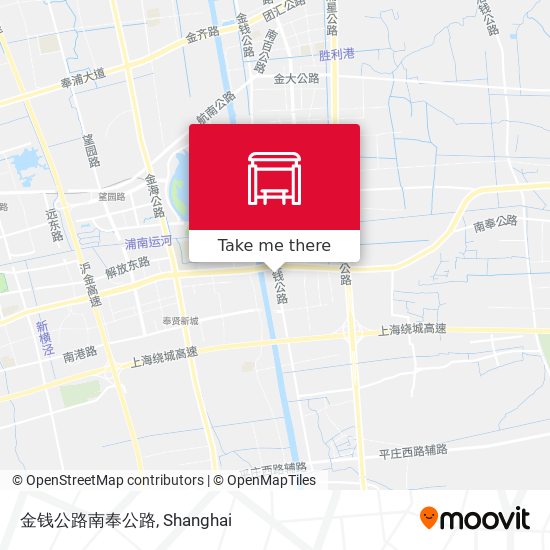 金钱公路南奉公路 map