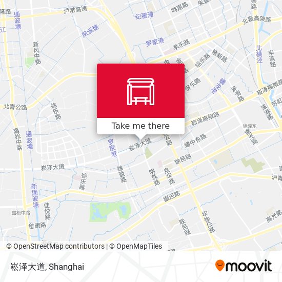 崧泽大道 map