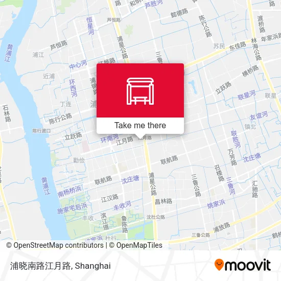 浦晓南路江月路 map