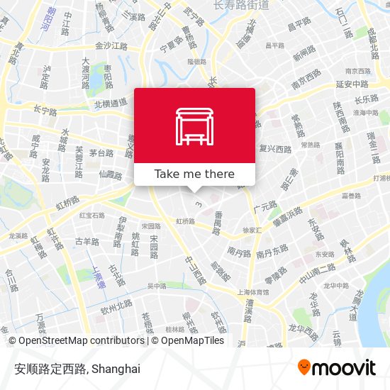 安顺路定西路 map