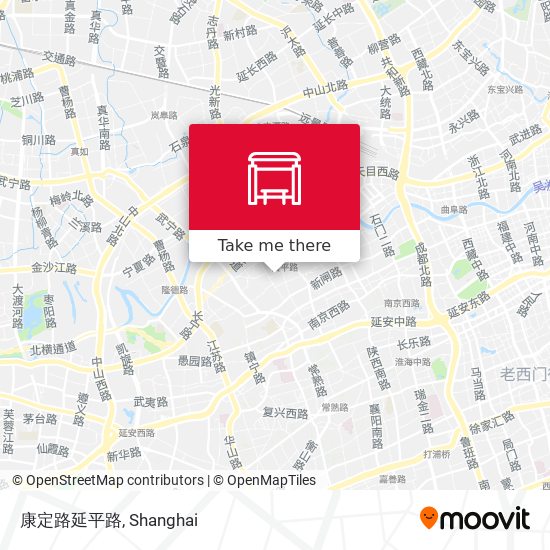 康定路延平路 map