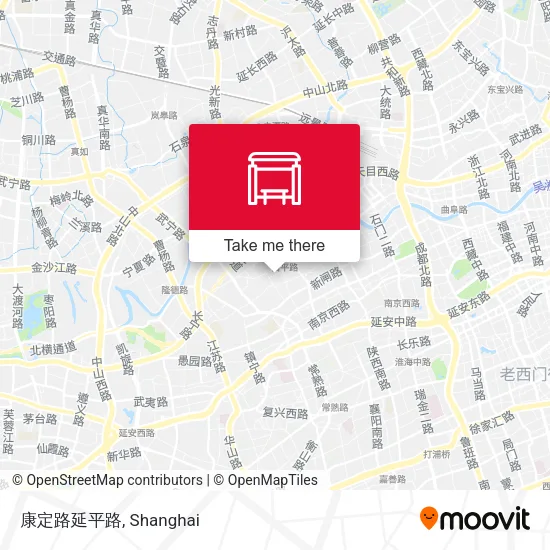康定路延平路 map