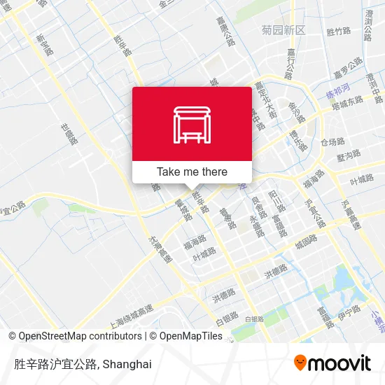 胜辛路沪宜公路 map