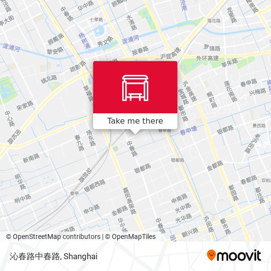 沁春路中春路 map