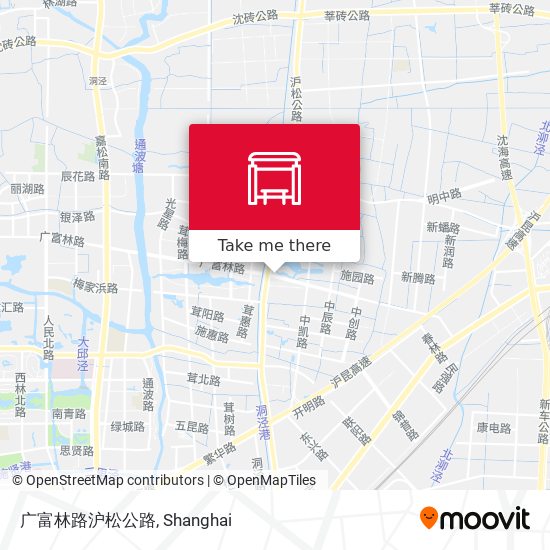 广富林路沪松公路 map