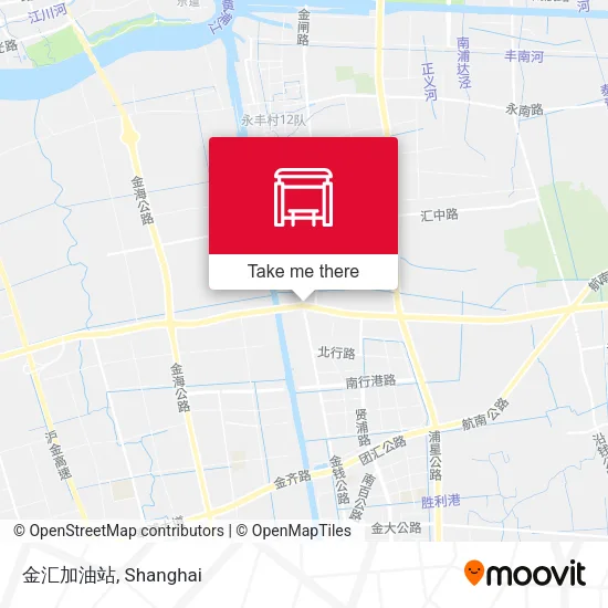 金汇加油站 map