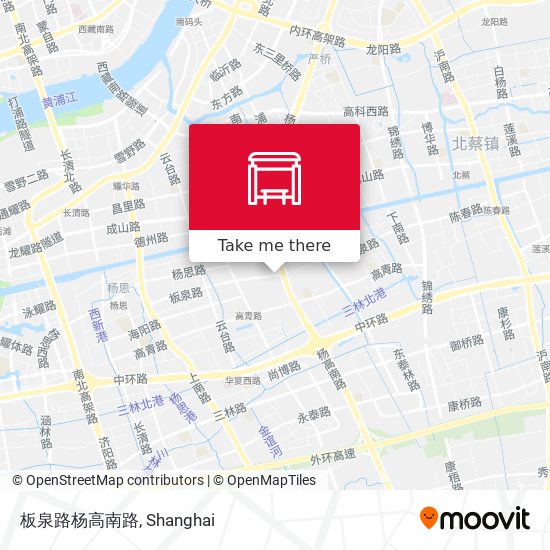 板泉路杨高南路 map