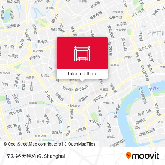 辛耕路天钥桥路 map