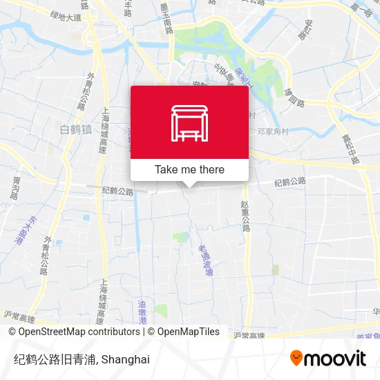 纪鹤公路旧青浦 map