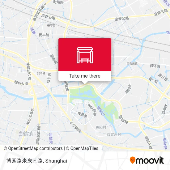 博园路米泉南路 map