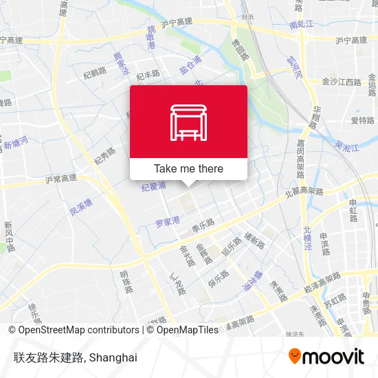 联友路朱建路 map