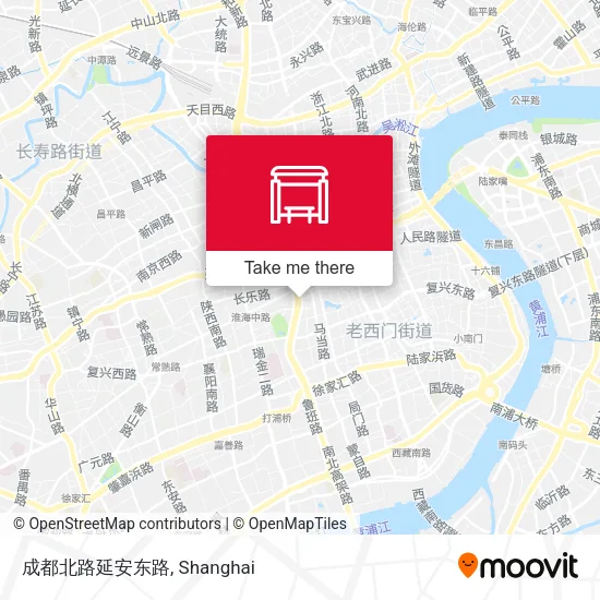 成都北路延安东路 map