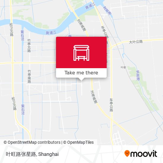 叶旺路张星路 map