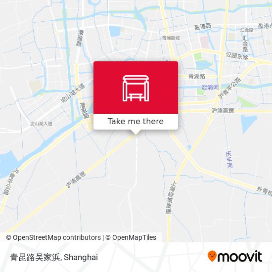 青昆路吴家浜 map