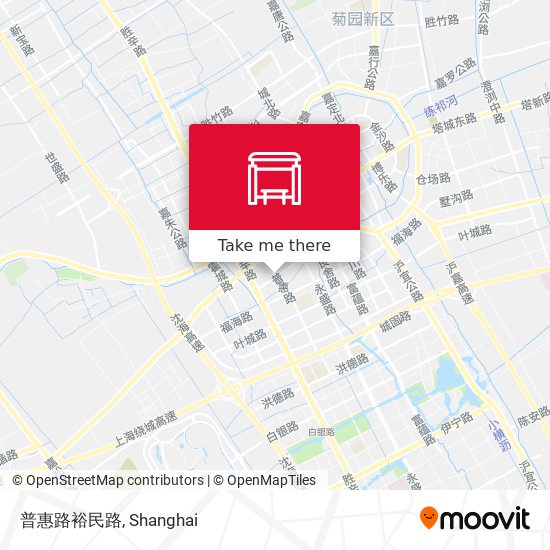普惠路裕民路 map
