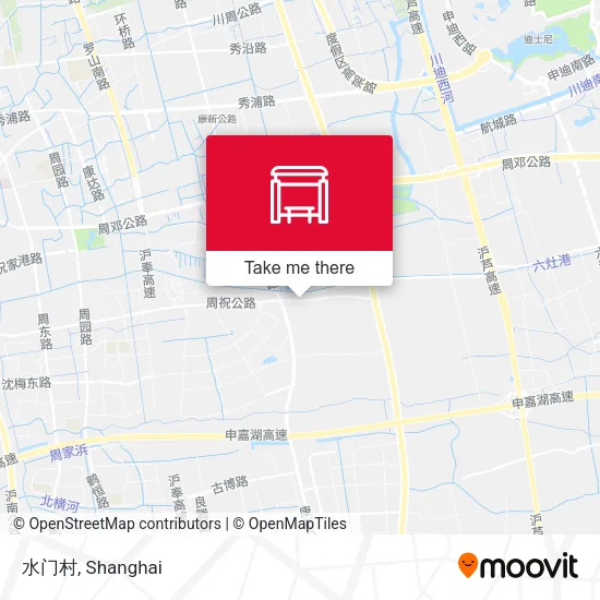 水门村 map