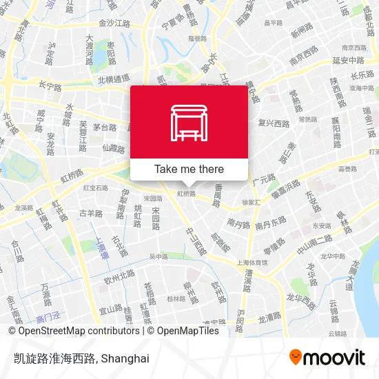 凯旋路淮海西路 map