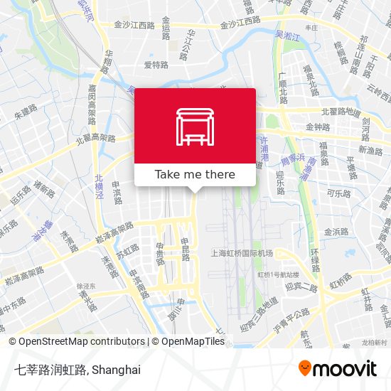 七莘路润虹路 map