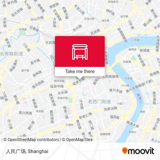 人民广场 map